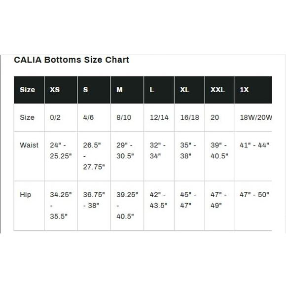 CALIA Mid Rise Wide Band Swim Bottoms Palms Lavender XXL NEW - Picture 4 of 4